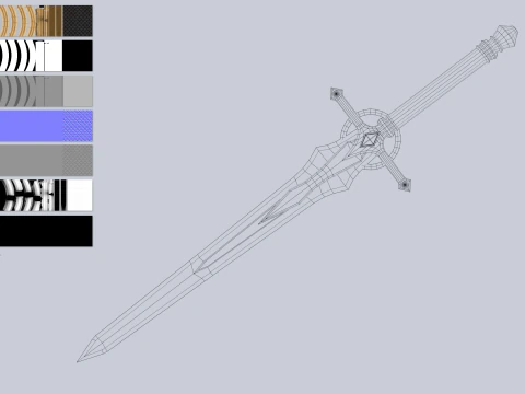 Hoja de fuego Modelo 3D