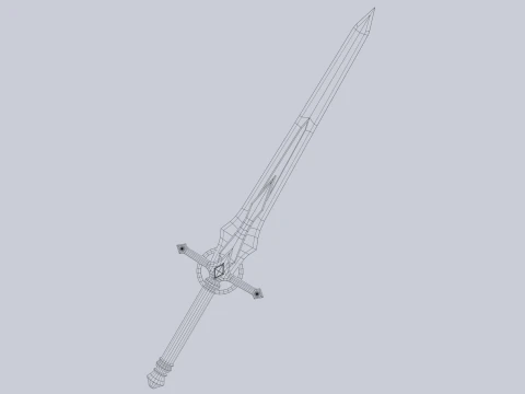 Hoja de fuego Modelo 3D