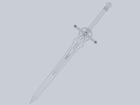 Fire blade 3D Model