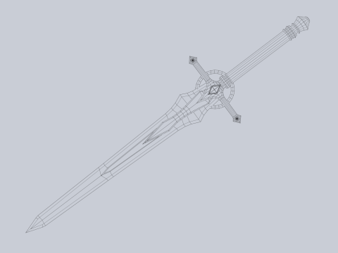 Fire blade 3D Model