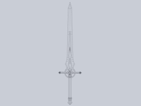 Fire blade 3D Model