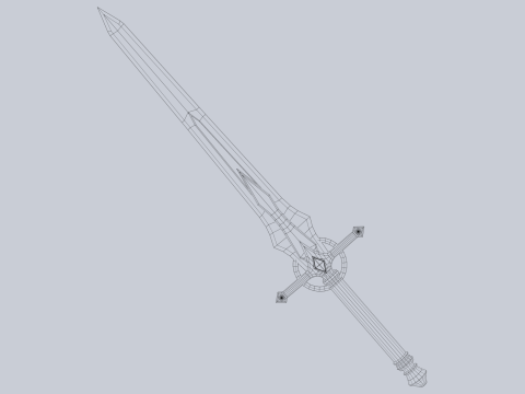 Fire blade 3D Model