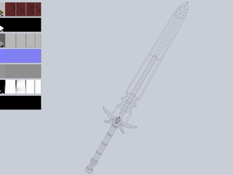 Fire blade 3D Model