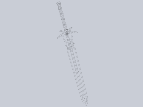 Fire blade 3D Model