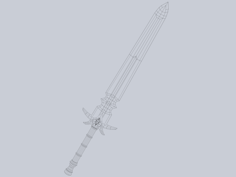Fire blade 3D Model