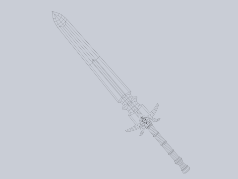 Fire blade 3D Model