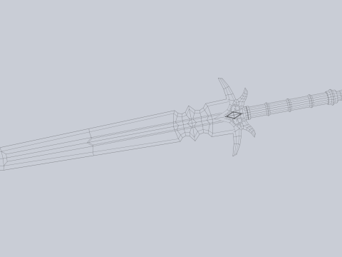 Fire blade 3D Model