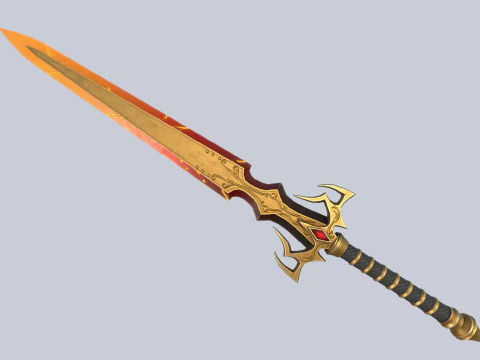 Hoja de fuego Modelo 3D