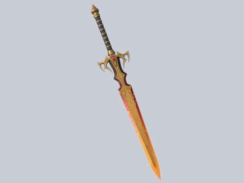 Fire blade 3D Модель