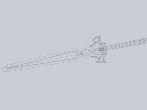 Fire blade 3D Модель