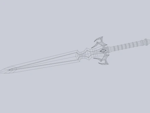 Fire blade 3D Model