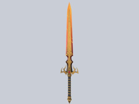 Fire blade 3D Модель
