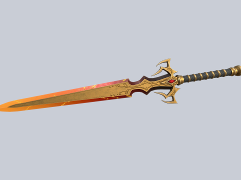 Fire blade 3D Модель