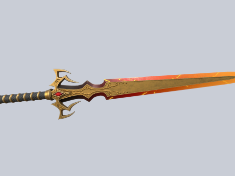 Fire blade 3D Модель