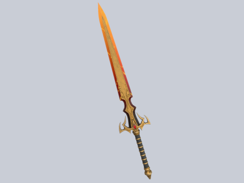 Fire blade 3D Модель
