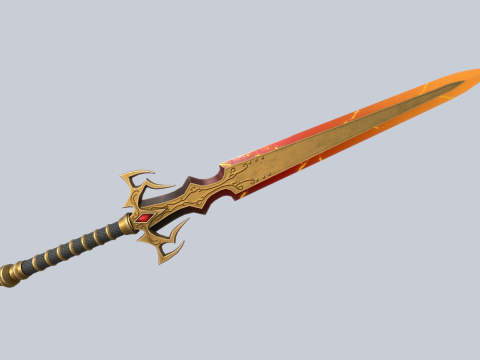 Fire blade 3D Модель