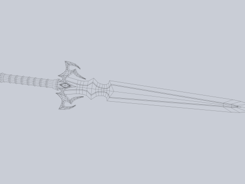 Fire blade 3D Модель