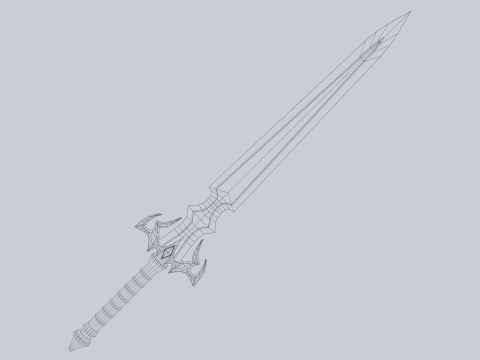 Fire blade 3D Модель