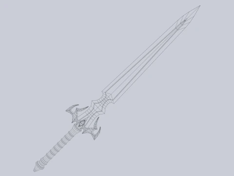 Fire blade 3D Model