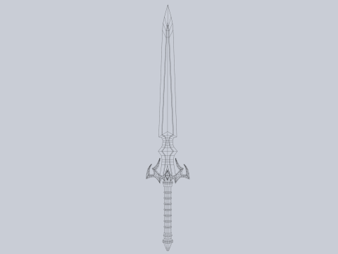 Fire blade 3D Модель