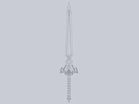 Fire blade 3D Model