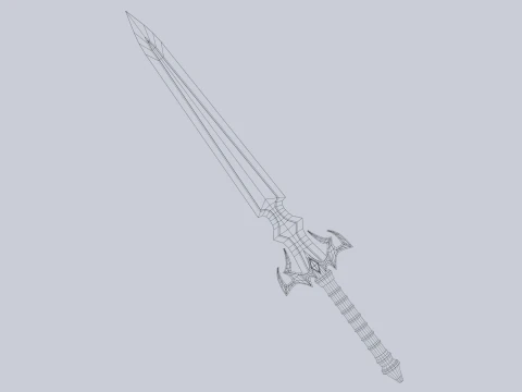 Fire blade 3D Model