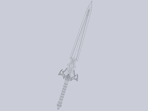Fire blade 3D Model