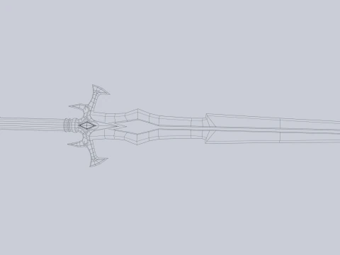 Fire blade 3D Model