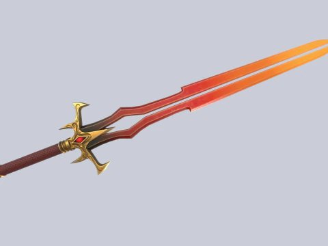 Fire blade 3D Model