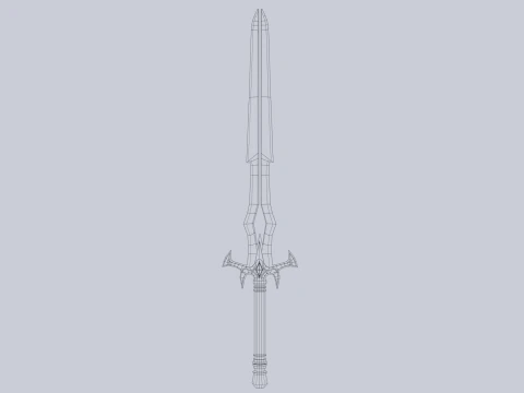 Fire blade 3D Model