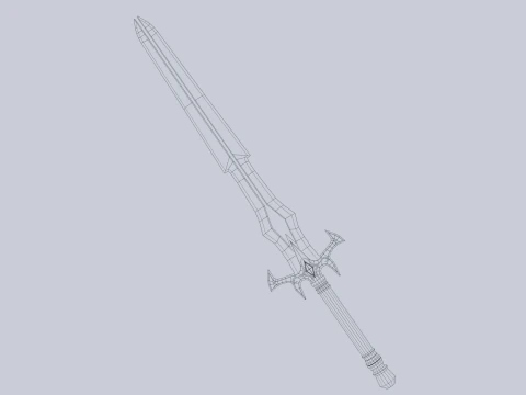 Fire blade 3D Model