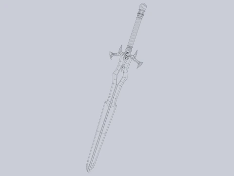 Fire blade 3D Model