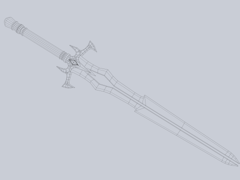 Fire blade Modelo 3D