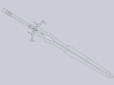 Fire blade 3D Model