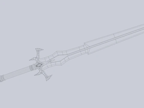 Fire blade 3D Model