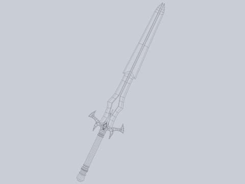 Fire blade Modelo 3D