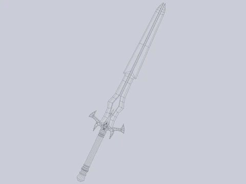 Fire blade 3D Model