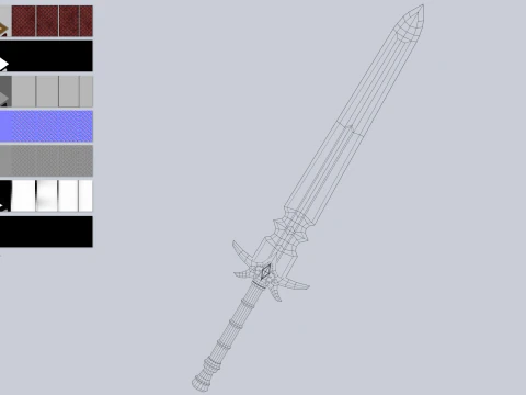 Cole&ccedil;&atilde;o de l&acirc;minas de fogo Modelo 3D