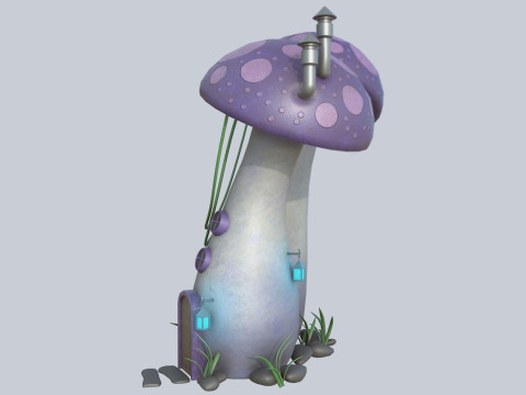 Mushroom house 3D Model