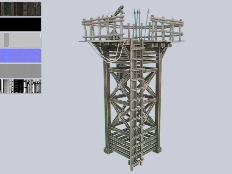 Torre de vigilancia Modelo 3D
