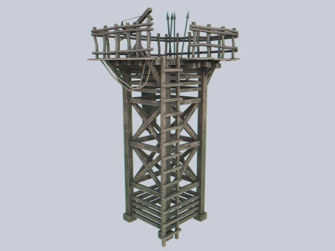 Torre de vigilancia Modelo 3D
