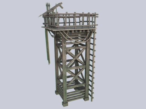Torre de vigilancia Modelo 3D