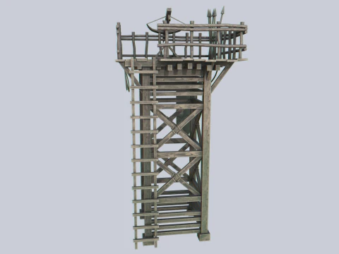 Torre de vigilancia Modelo 3D