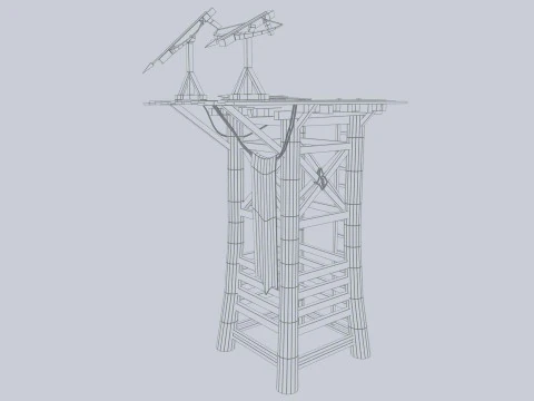 Tour de guet Modèle 3D