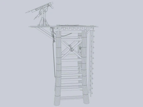 Tour de guet Modèle 3D