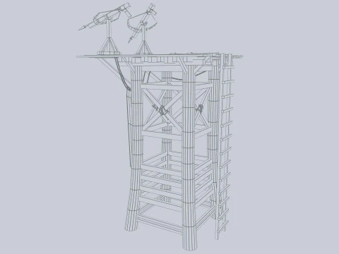 Tour de guet Modèle 3D