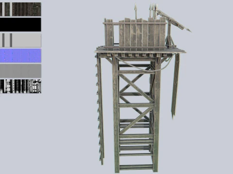 Torre de vigia Modelo 3D