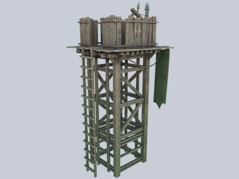 Torre de vigia Modelo 3D