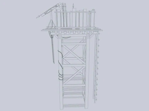 Torre de vigia Modelo 3D