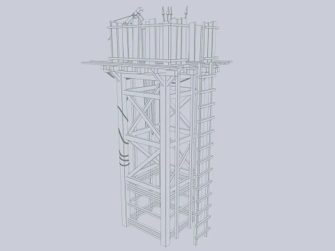 Torre de vigia Modelo 3D
